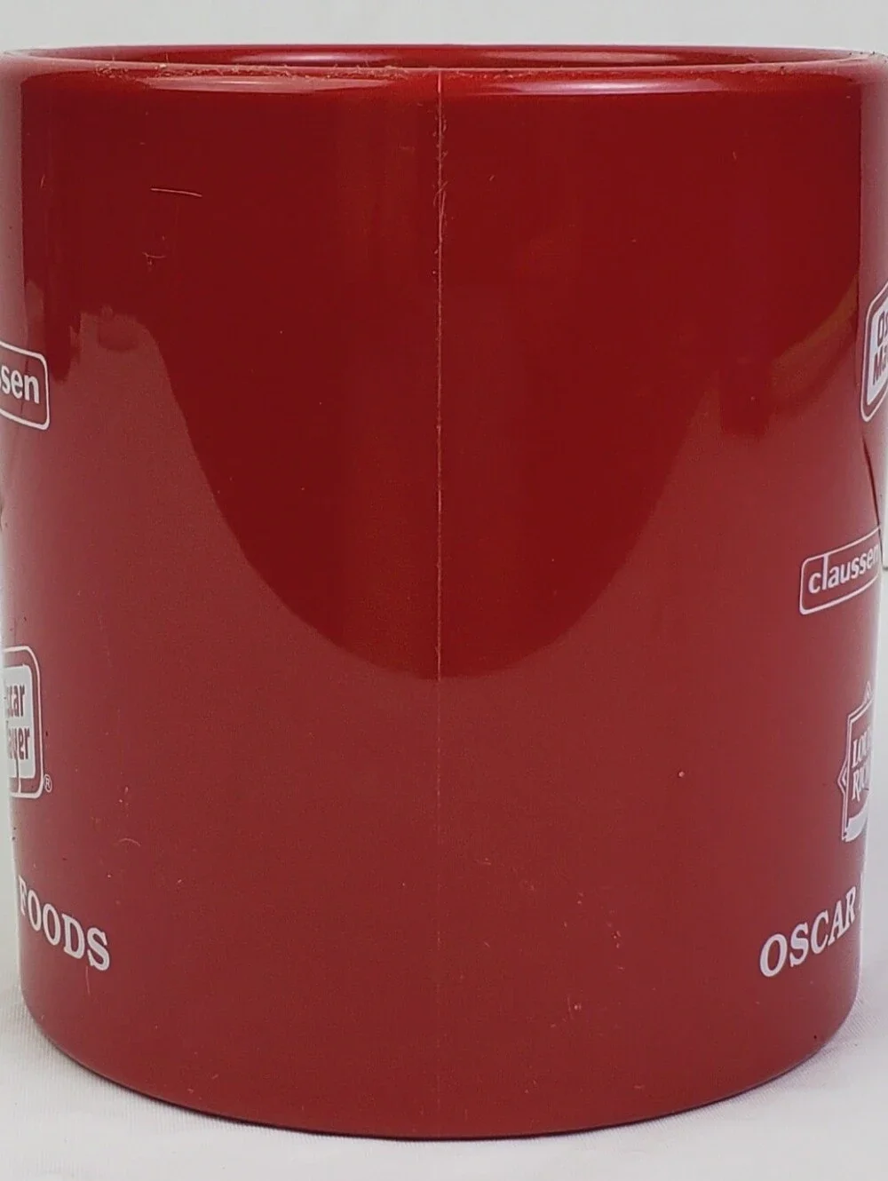 Oscar Mayer Foods Vintage Plastic Coffee Mug Cup Advertising - Made in USA - NOS